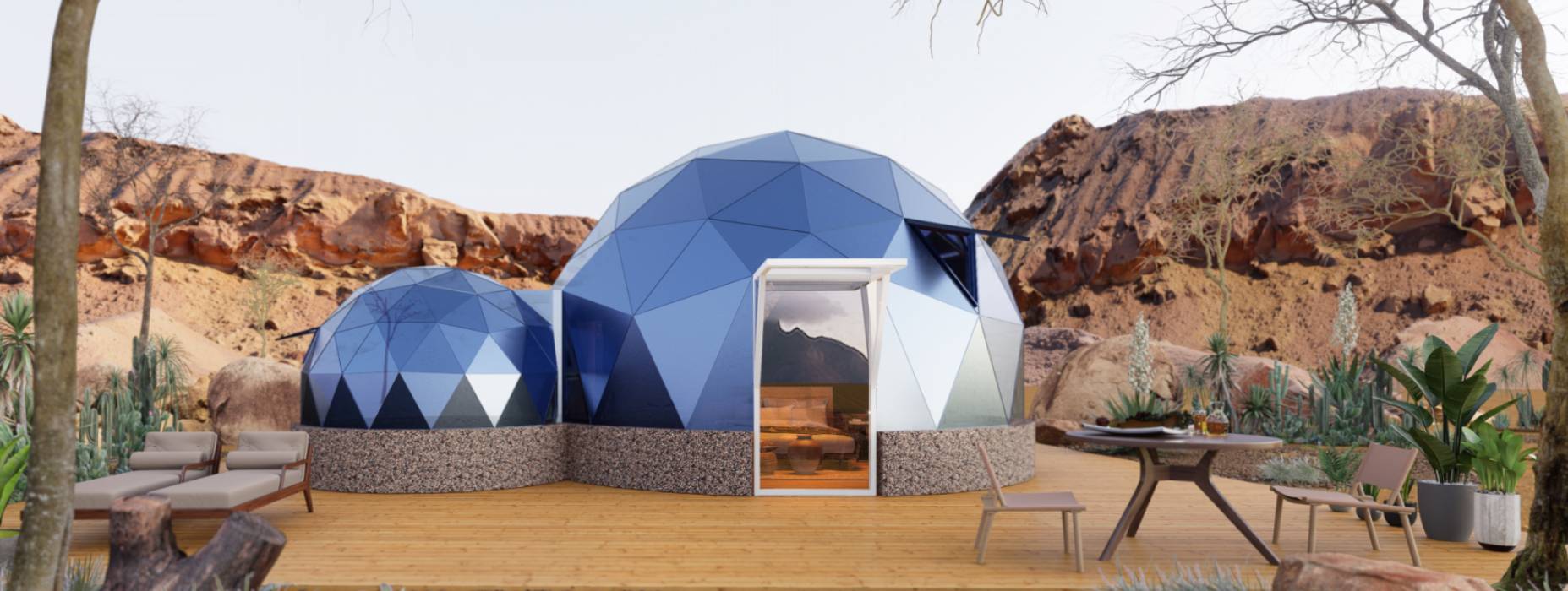 芮城县球形智能光伏玻璃星空房